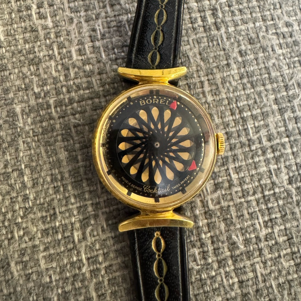 1970s Ernest Borel kaleidoscope watch